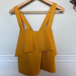 NWT Madewell cross back layered top